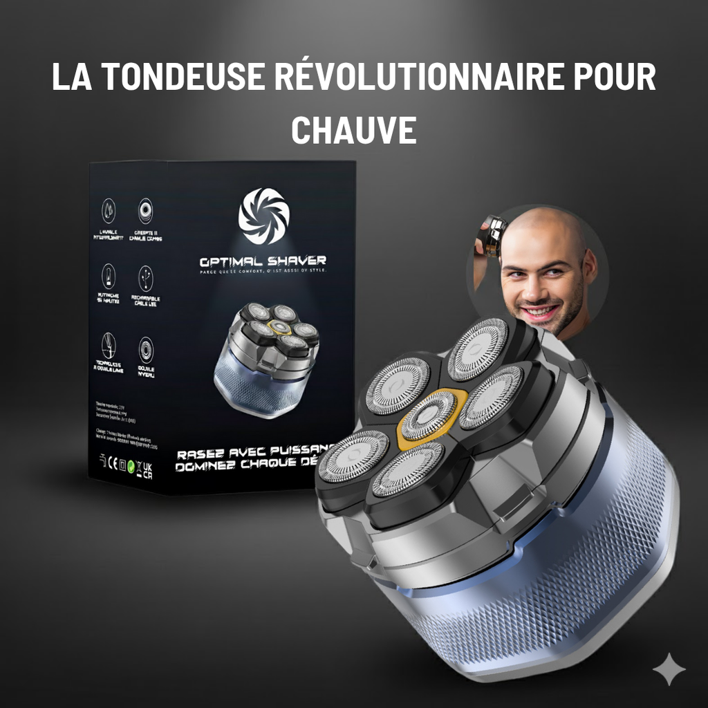 ZEON™ – Rase ton crâne en 90 secondes, sans effort.