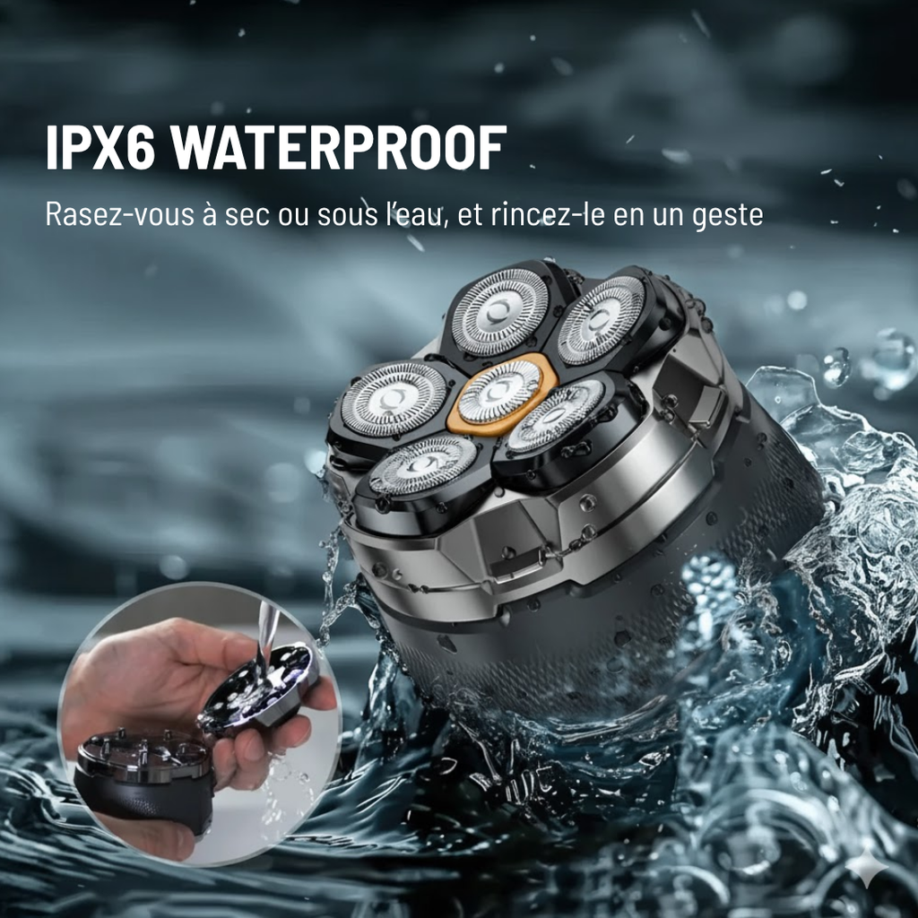 ZEON™ – Rase ton crâne en 90 secondes, sans effort.