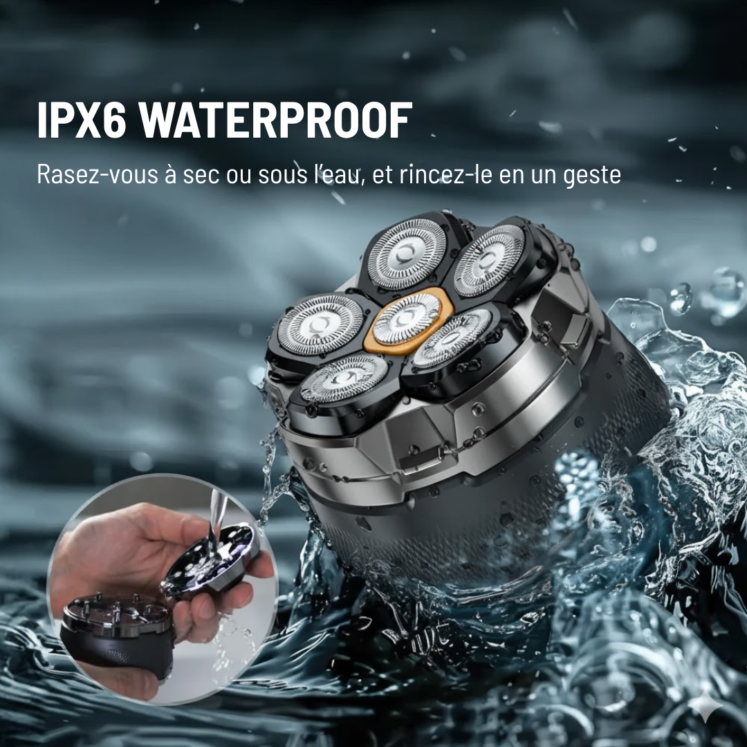 ZEON™ – Rase ton crâne en 90 secondes, sans effort.