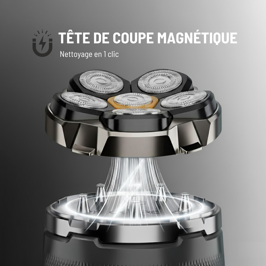 ZEON™ – Rase ton crâne en 90 secondes, sans effort.