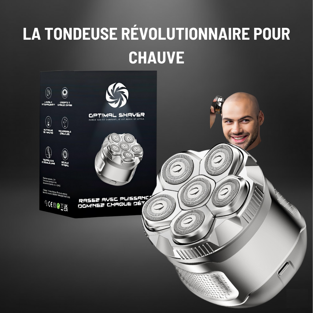 ZEON™ – Rase ton crâne en 90 secondes, sans effort.
