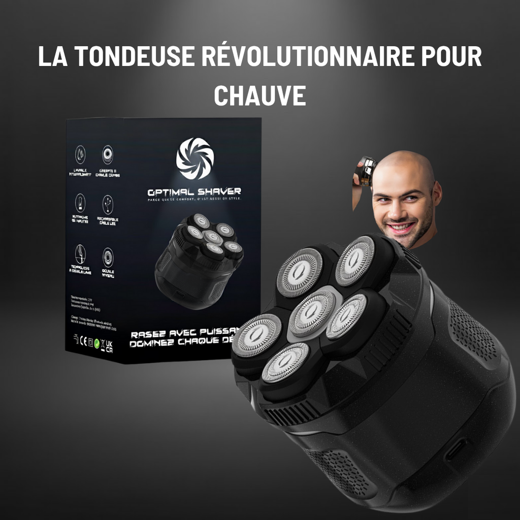 ZEON™ – Rase ton crâne en 90 secondes, sans effort.